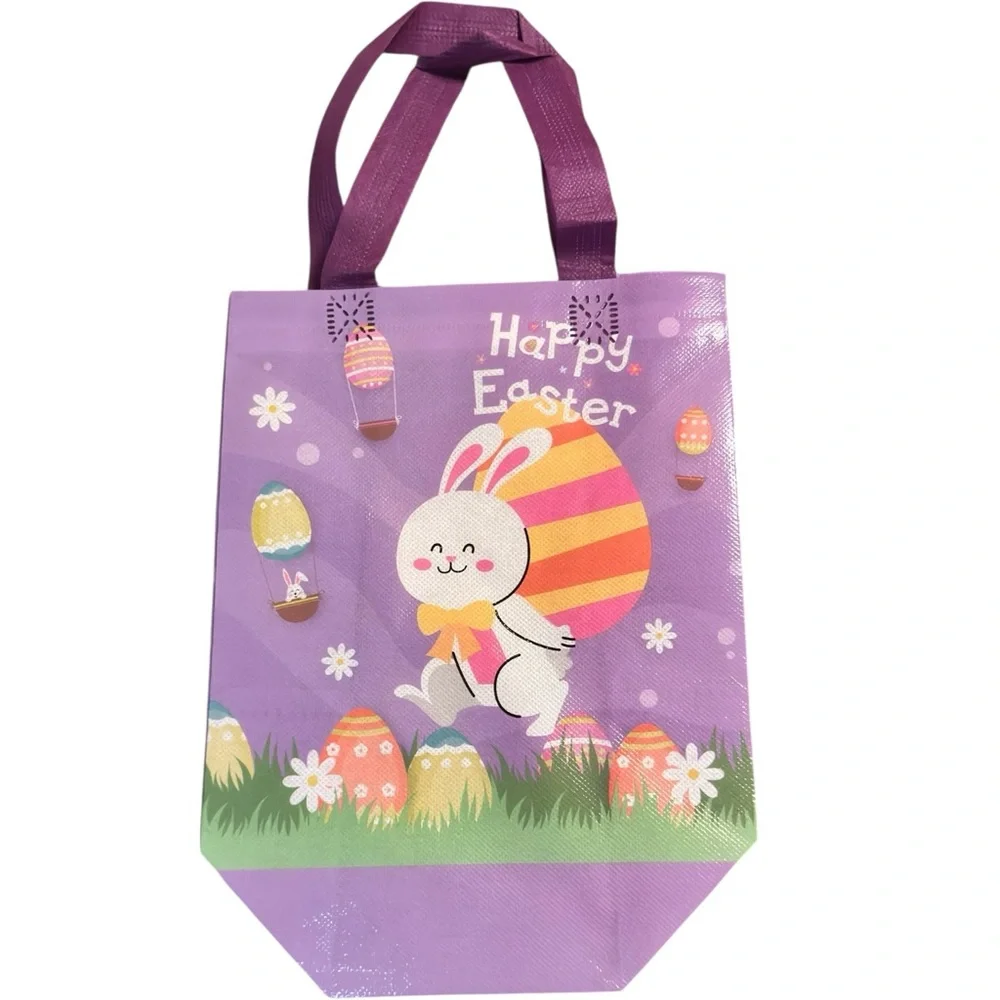 Happy Easter Bunny Tote Gift Pastel Bag Various Colors New 3/$15✨